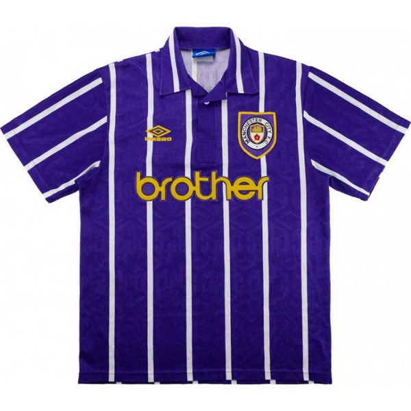 Tailandia Camiseta Manchester City Segunda equipo Retro 1993 1994 Purpura